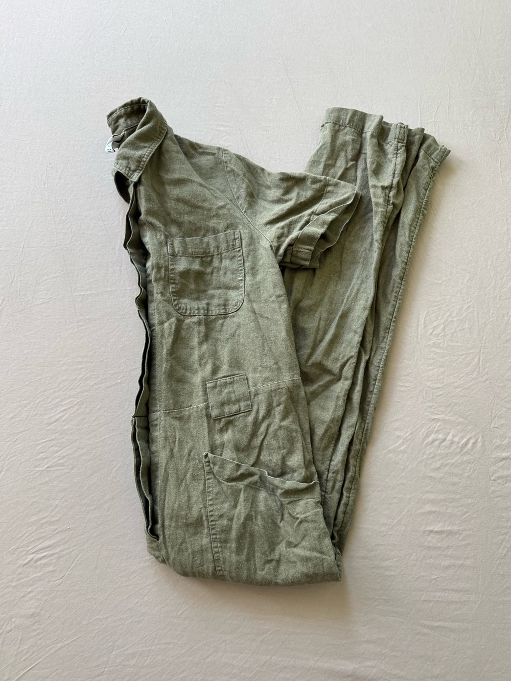 A New Day Linen Blend Utility Boiler Jumpsuit